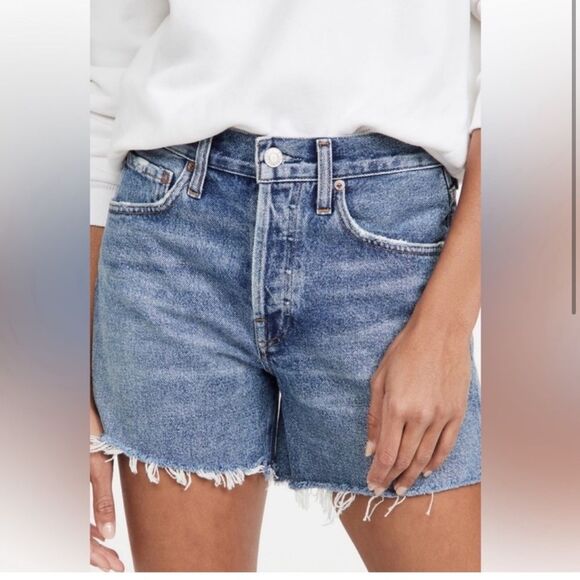 NEW AGOLDE Parker Long Loose Vintage Shirts on Skywave Size 27 - Picture 3 of 9